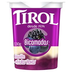 Iogurte TIROL Baunilha e Frutas Roxas com Geleia Copo 130g