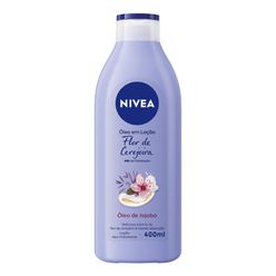 Loção Hidratante NIVEA Óleos Essenciais Flor de Cerejeira & Óleo de Jojoba 400ml