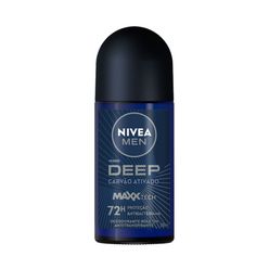 Desodorante NIVEA Men Deep Carvão Ativado Roll On 50ml