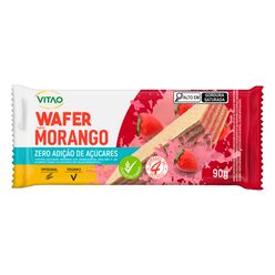 Wafer VITÃO Morango Zero Açúcar 90g