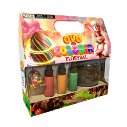 Ovo de Páscoa FLORYBAL para Colorir 280g