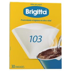 Filtro de papel BRIGITTA com 30 unidades