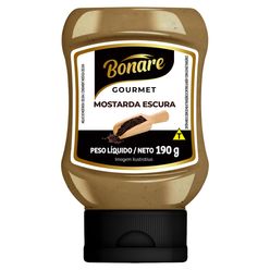 Mostarda BONARE Gourmet Escura 190g