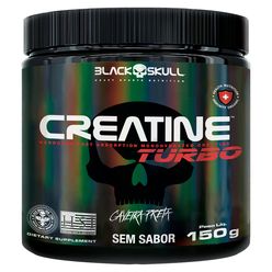 Creatina BLACK SKULL Turbo Caveira Preta 150g