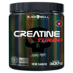 Creatina BLACK SKULL Turbo Caveira Preta 300g