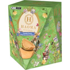 Ovo de Páscoa HAOMA Chocolate Branco com Creme de Pistache Zero Adição de Açúcares 250g