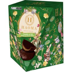 Ovo de Páscoa HAOMA Chocolate ao Leite com Pistache Zero Adição de Açúcares 250g