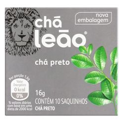 Chá Preto LEÃO Com 10 Saquinhos 16g