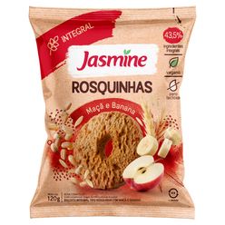 Rosquinha JASMINE Integral Banana e Maçã 120g