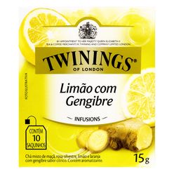 Chá TWININGS Limão com Gengibre 15g