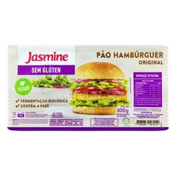 Pão Hamburguer JASMINE Original, Sem Glúten e Vegan 300g