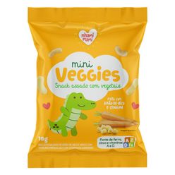 Snack NHAMI MAMI Mini Veggies Grão de Bico e Cenoura 18g