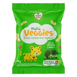 Snack NHAMI MAMI Mini Veggies Ervilha e Brócolis 18g