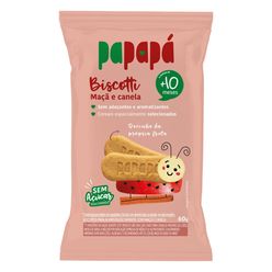 Biscoito PAPAPÁ Biscotti Maçã e Canela sem Açúcar 60g