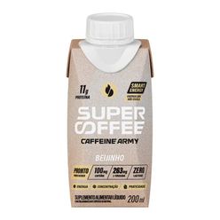 Bebida Composta CAFFEINE ARMY Super Coffee Beijinho 11g Proteína Zero Lactose 200ml