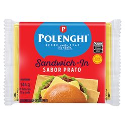 Queijo Prato Polenghi Sand Fatiado 144g