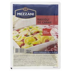 Ravioli Mezzani Carne Resfriado 400g