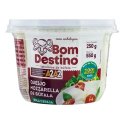 Queijo Mozzarela de Búfala BOM DESTINO 250g