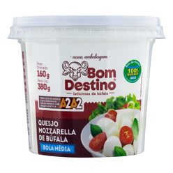 Queijo Mozzarela de Búfala BOM DESTINO Bolotinha Média 160g