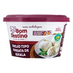 Queijo Tipo Burrata de Búfala BOM DESTINO 200g