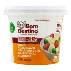 Queijo Mozzarela de Búfala BOM DESTINO 0% Lactose 160g