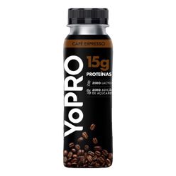 Iogurte Danone Yopro Café Expresso Zero Lactose Zero Adiçao De Açucares 250g