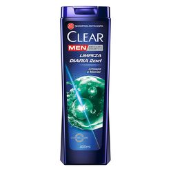 Shampoo Clear Men Limpeza Diária 2 Em 1 400ml