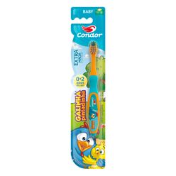 Escova Dental CONDOR Tigor Baby Bambinos 0-2 Anos com Capa Protetora