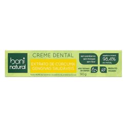 Creme Dental Boni Natural Hortelã & Cúrcuma 90g