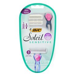 Aparelho de Barbear BIC Soleil Sensitive com 5 Lâminas