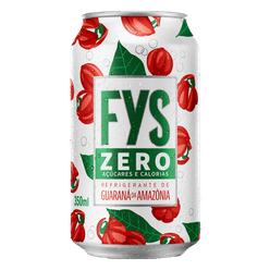 Refrigerante FYS Guaraná Zero Adição de Açúcares e Calorias 350ml