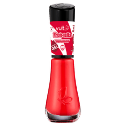 Esmalte VULT Fruit-Tella Morango com Creme Cremoso Efeito Gel 8ml