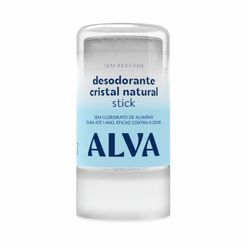 Desodorante ALVA Cristal Natural Sem Perfume 60g