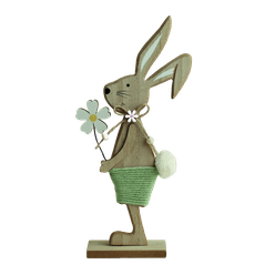 Coelho Decorativo Easter MDF 27X13CM - A\CASA