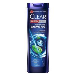 Shampoo Anticaspa Clear Men Ice Cool Menthol 400 ml