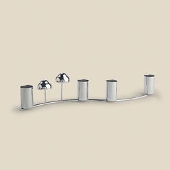 Porta Vela Metal Cogumelos  28cm - A\CASA
