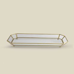 Bandeja Vidro Frame  31x13cm - A\CASA