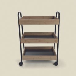 Carrinho Loft Bambu 70x49cm- A\CASA