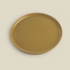 Prato para Lanche Daily Stoneware Amarelo 21cm - A\CASA