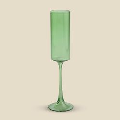 Taça para Espumante Ava Vidro Verde 180ml - A\CASA
