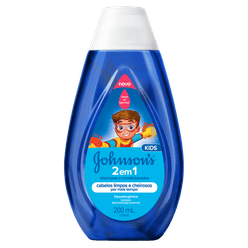 Shampoo e Condicionador JOHNSON`S Kids 2em1 Cabelos Limpos e Cheirosos 200ml