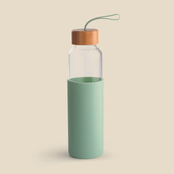 Garrafa Blossom Vidro Verde 1L - A\CASA