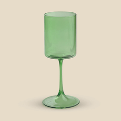 Taça para Vinho Ava Vidro Verde 385ml - A\CASA