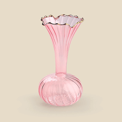 Vaso Vidro Rosé 8.5x15cm - A\CASA