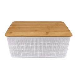 Caixa Organizadora com Tampa Plástico Basic 35x13 - A\CASA