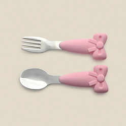 Kit de Talheres Silicone Laço - A\CASA