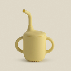 Copo 156ml Silicone com Canudo - A\CASA