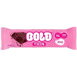 Barra proteica, BOLD Thin Zero Açúcar Trufa de Morango 40g