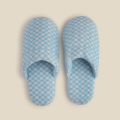 Pantufa 37x38 Poliéster Vichy- A\CASA