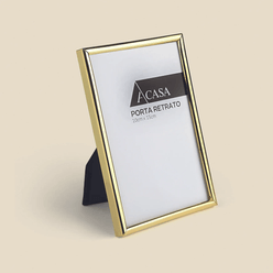 Porta Retrato Gold 10x15cm - A\CASA